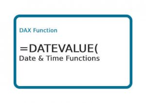 تابع DateValue در زبان DAX