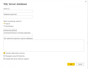 نحوه اتصال POWER BI به SQL SERVER