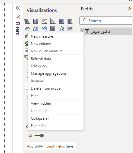 Measure در POWER BI